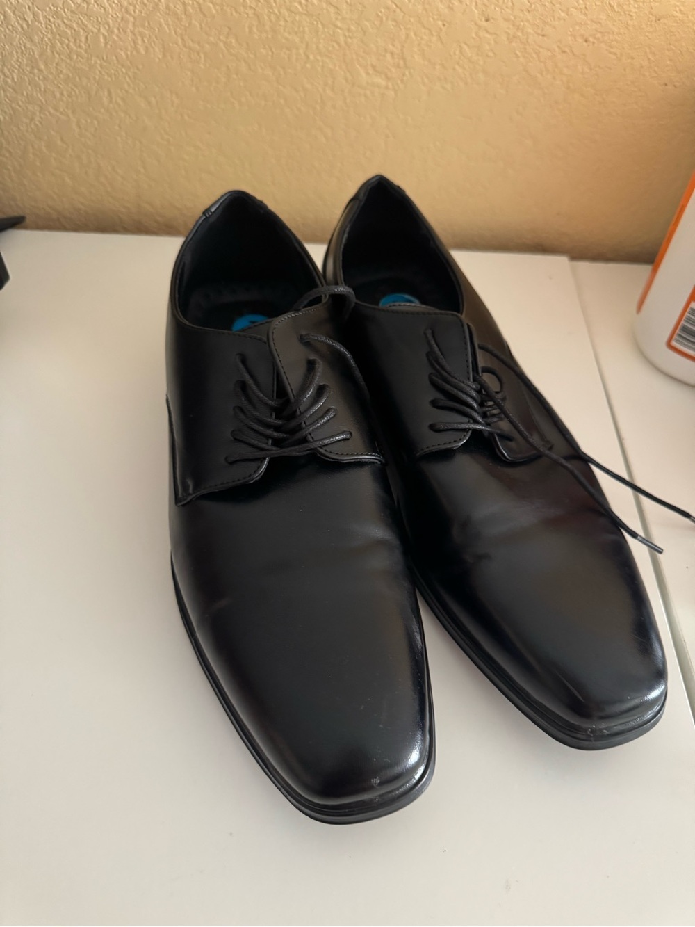 Classic Black Men's Lace-Up Dress Shoes